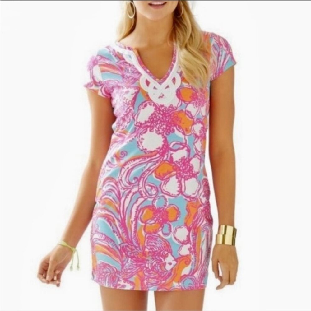 Lilly Pulitzer Brewster T Shirt Dress, Feeling Tanked, XS